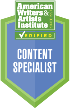 Certified AWAI content marketing copywriter