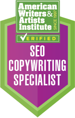 Certified AWAI search engine optimization (SEO) copywriter