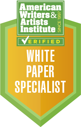 Certified AWAI white paper copywriter